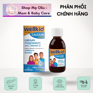 Canxi Wellkid Calcium Liquid cho bé 150ml