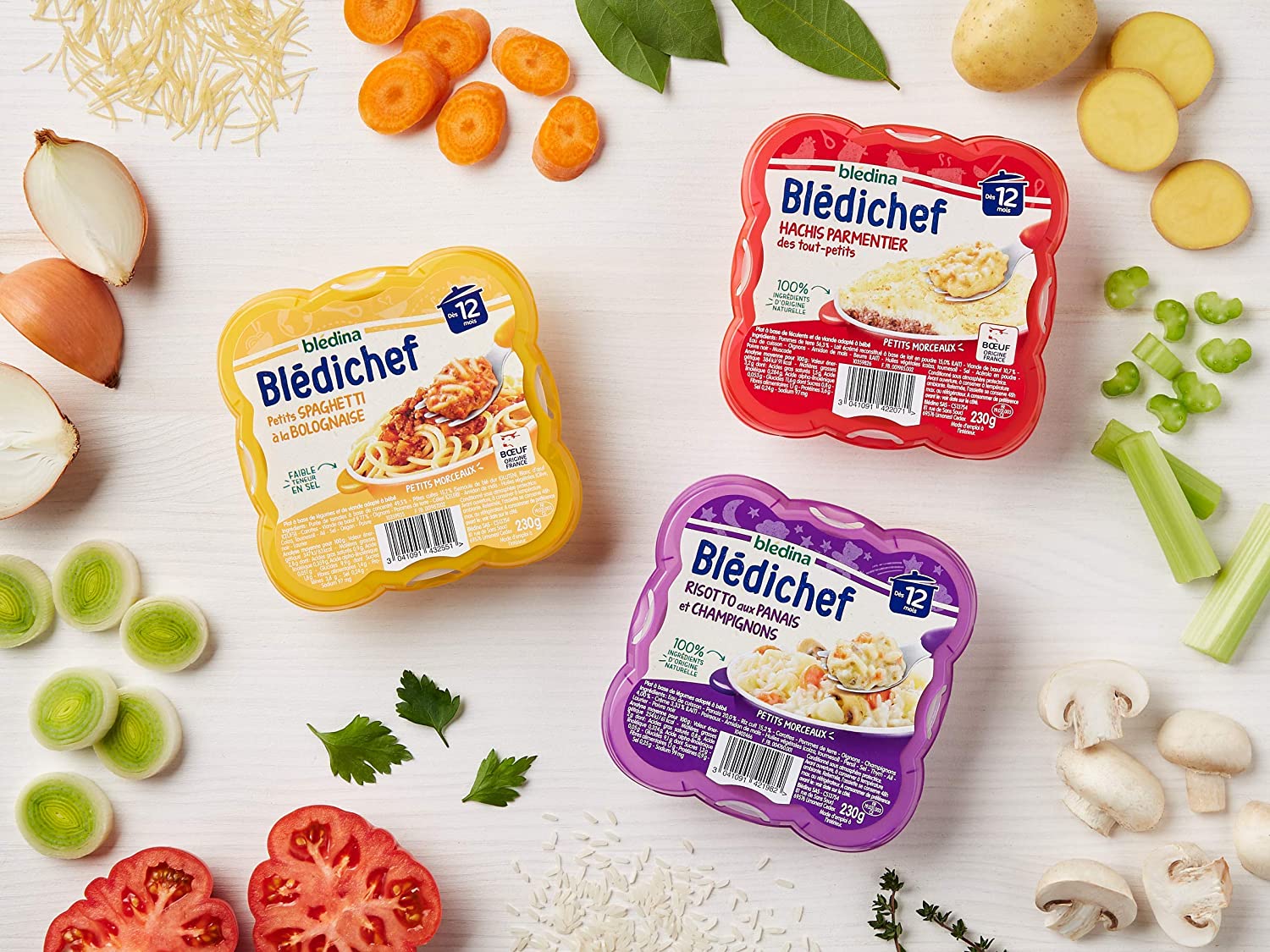 Hủ ăn dặm Bledichef cho bé từ 12 tháng tuổi 230g