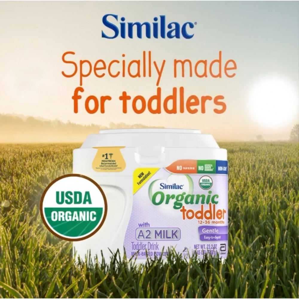 Sữa Similac A2 Orgainc Toddler hữu cơ cho bé 1-3 tuổi