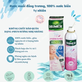 Xịt mũi Humer 150ml cho bé từ 1 tháng tuổi