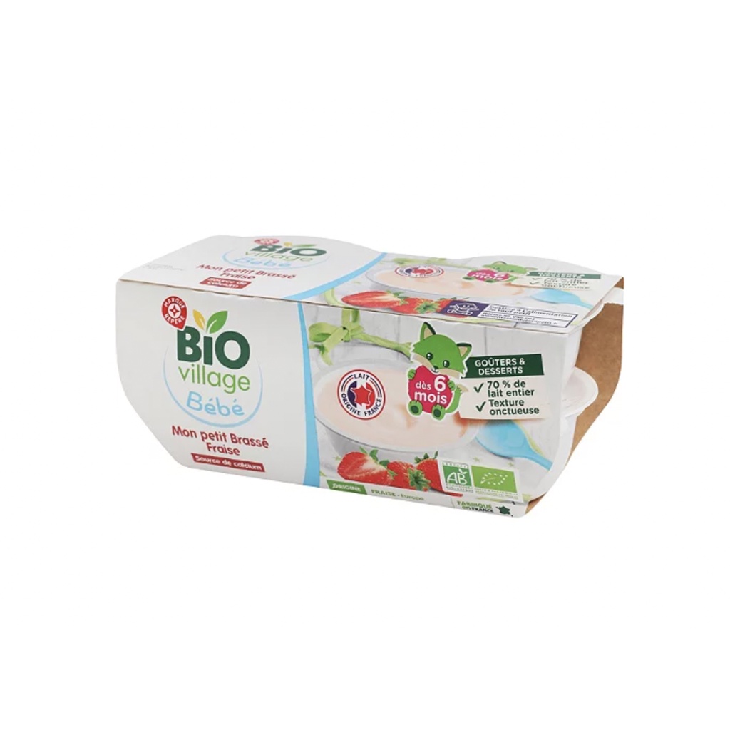 Sữa chua Bio Village Bebe hữu cơ cho bé từ 6 tháng