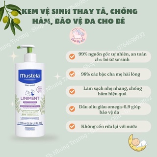 Kem vệ sinh thay tả, chống hăm Mustela Liniment 400ml