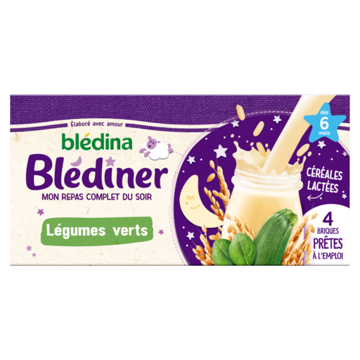 Sữa Bledina nước dành cho ban đêm cho bé từ 6 tháng ( 4x250ml )
