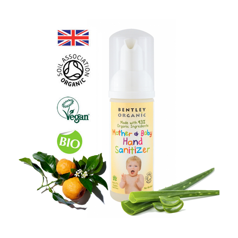 Nước Rửa Tay Khô Organic Bentley Cho Mẹ Và Bé