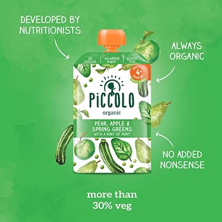 Trái cây nghiền Piccolo cho bé từ 4 tháng tuổi