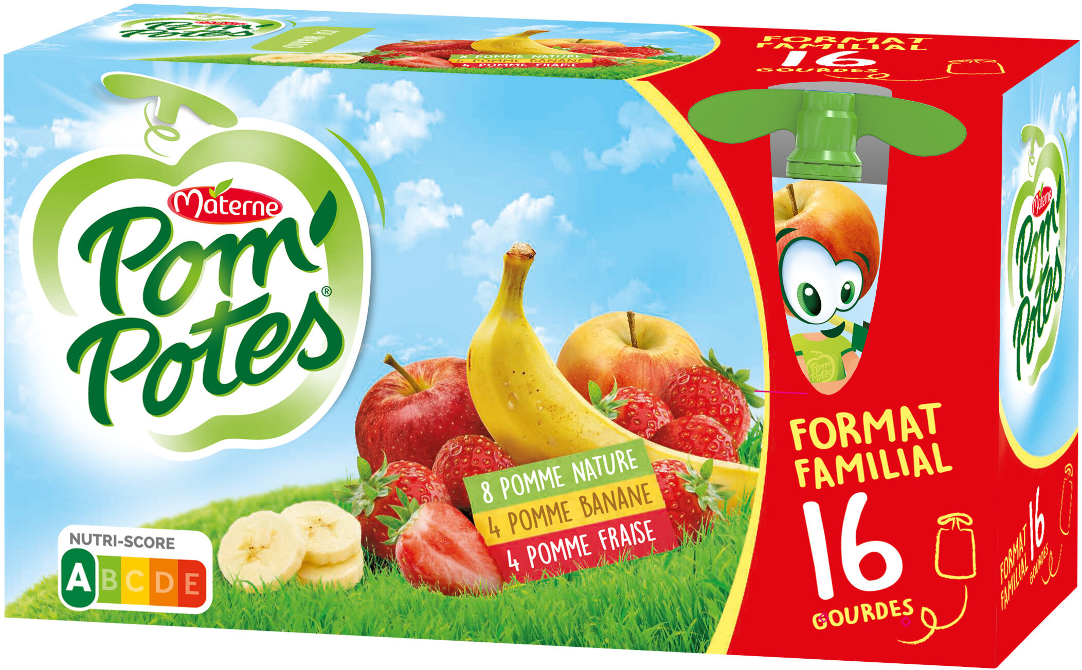 Trái cây nghiền Materne Pom'Potes cho bé