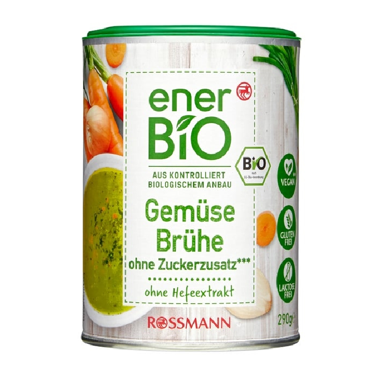 Hạt nêm rau củ hữu cơ Ener Bio Đức 290g (Từ 6 tháng)