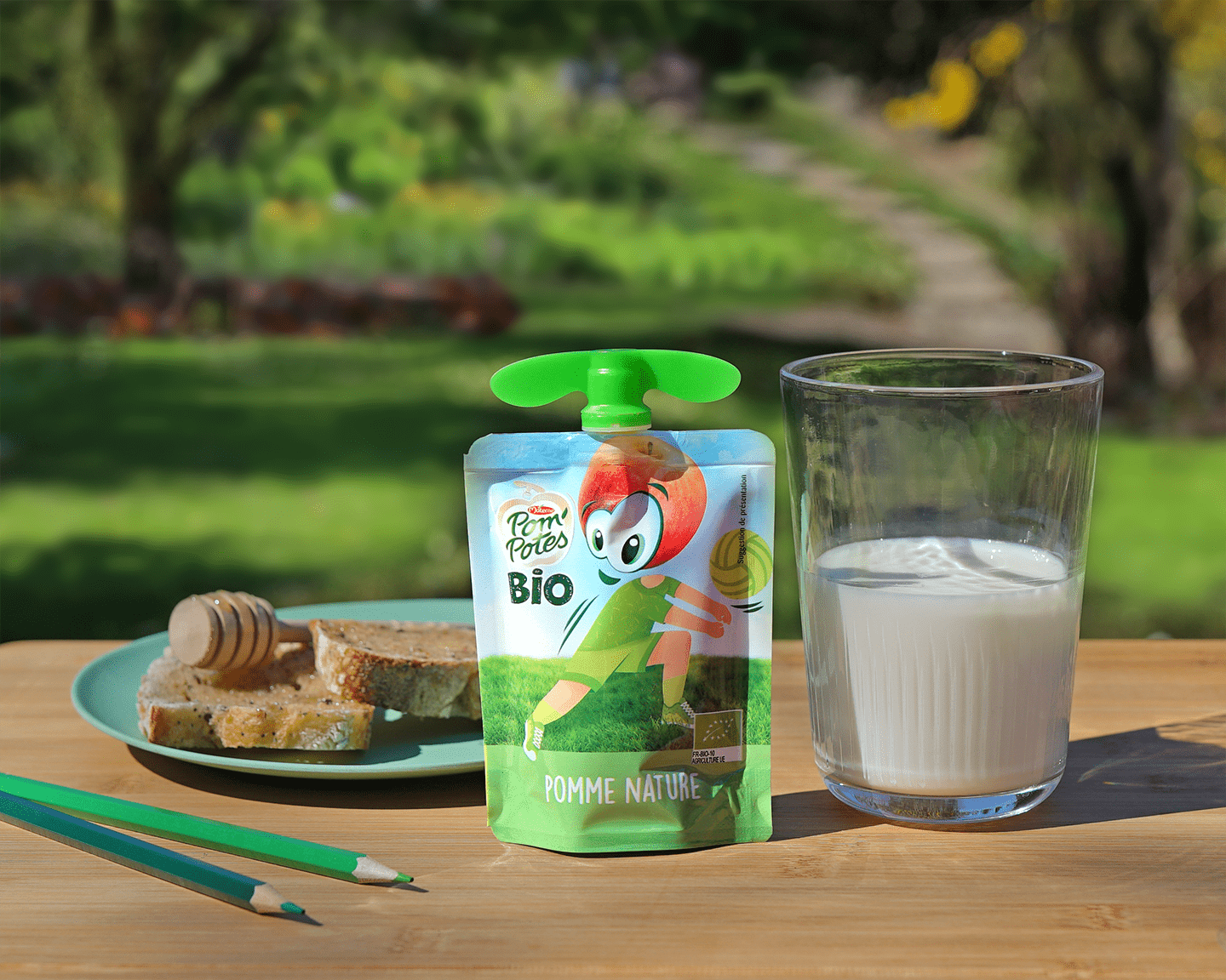 Trái cây nghiền hữu cơ Materne Pom'Potes cho bé