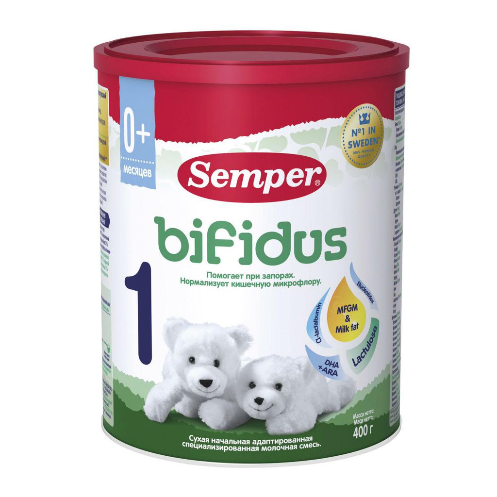 Sữa Semper Nga Bifidus 1 - Dành cho bé 0-6 tháng