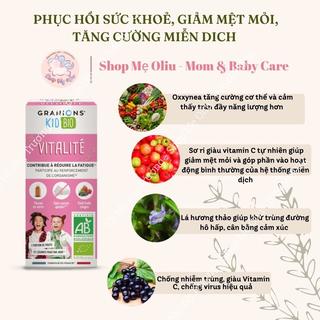 Siro Granions Kid Bio Vitalité 125ml cho bé từ 1 tuổi