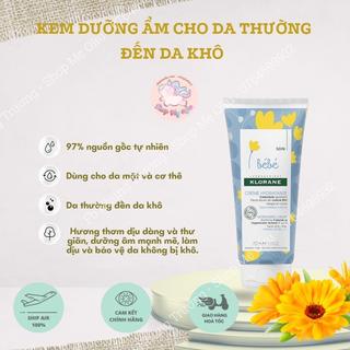 Kem dưỡng ẩm hằng ngày Klorane cho bé từ da thường đến da khô