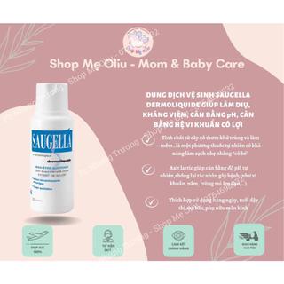 Dung dịch vệ sinh phụ nữ Saugella Dermoliquide xanh dương 250ml, 500ml
