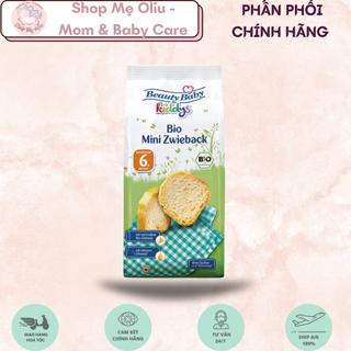 Bánh mì ăn dặm hữu cơ Beauty Baby cho bé từ 6 tháng 100g