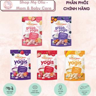 Bánh ăn dặm sữa chua sấy khô/sữa chua Hy Lạp Happy Baby Organis Yogis túi 28g