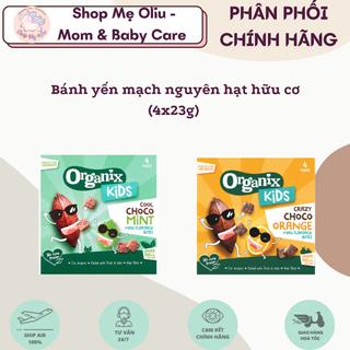 Bánh yến mạch trái cây hữu cơ, thuần chay Organix cho bé từ 3 tuổi 4x23g