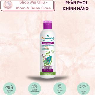 Dầu gội hữu cơ chống chấy/trứng chấy,làm sạch Puressentiel Pouxdoux Shampooing Quotidien 200ml
