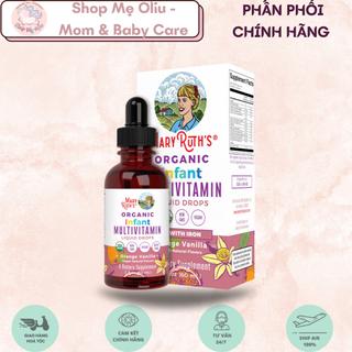 Vitamin tổng hợp kèm sắt hữu cơ Mary Ruth's cho bé từ 6 tháng 60ml
