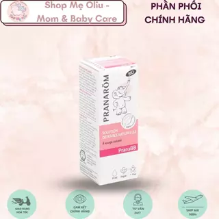 Dầu Matxa hữu cơ hỗ trợ miễn dịch cho bé từ 3kg Pranarom PranaBB solution Défenses naturelles Bio 10ml