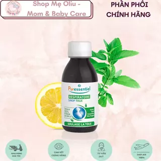 Siro thảo dược Puressentiel làm dịu ho, viêm phế quản cho bé từ 7 tuổi 125ml Sirop Toux Respiratoire