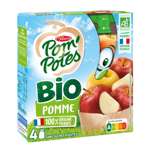 Trái cây nghiền hữu cơ Materne Pom'Potes cho bé