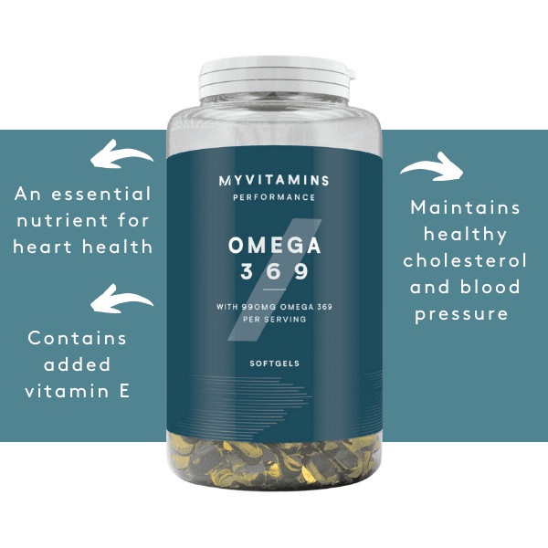 Viên uống Omega 3 6 9 Myvitamins 120 viên
