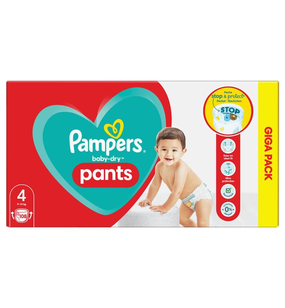 Tã quần Pampers Baby Dry đủ size cho bé