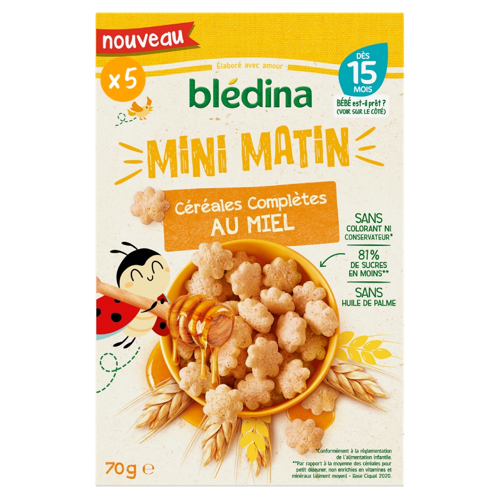 Ngũ cốc Bledina hình ngôi sao cho bé từ 15 tháng
