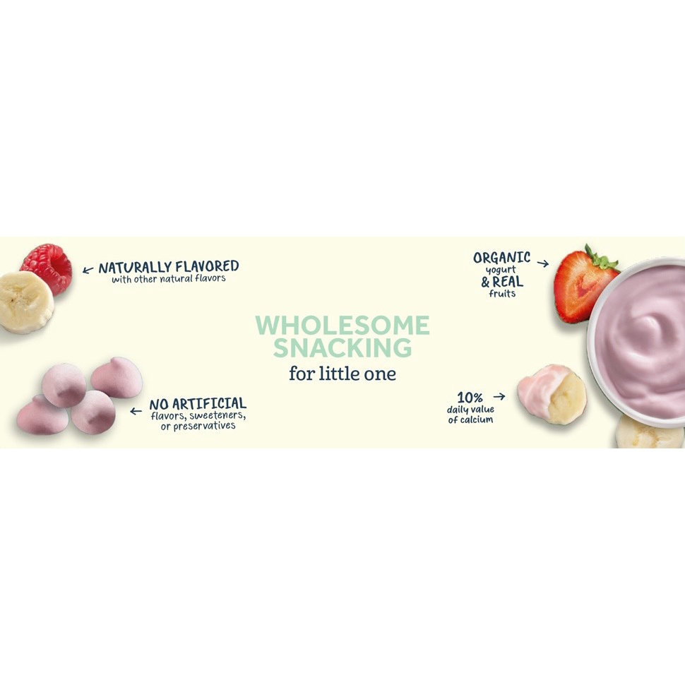 Sữa chua trái cây sấy khô Gerber Organic cho bé từ 8 tháng tuổi