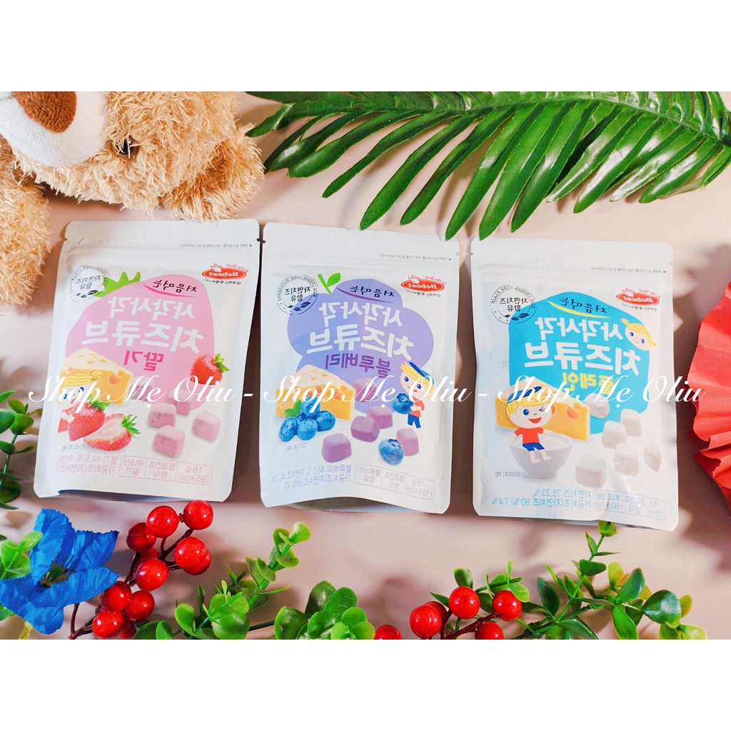 Phô mai sấy BEBEST Hàn Quốc cho bé từ 12 tháng tuổi