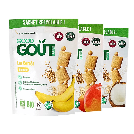 Bánh quy ngũ cốc Good Gout hữu cơ cho bé từ 8 tháng