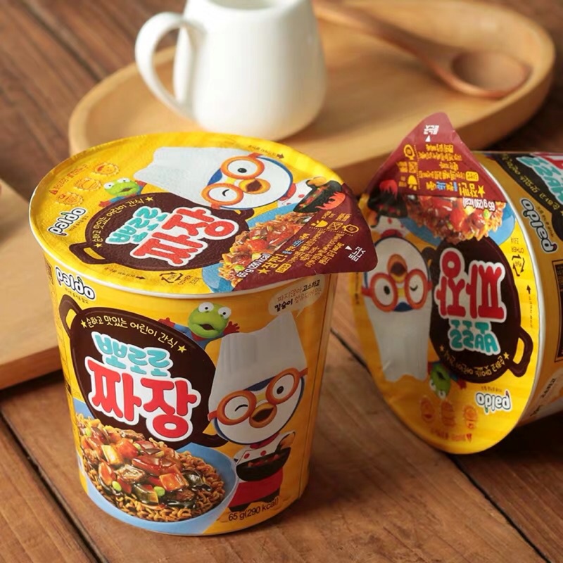 MÌ TƯƠNG ĐEN & SPAGHETTi PORORO HÀN QUỐC CHO BÉ