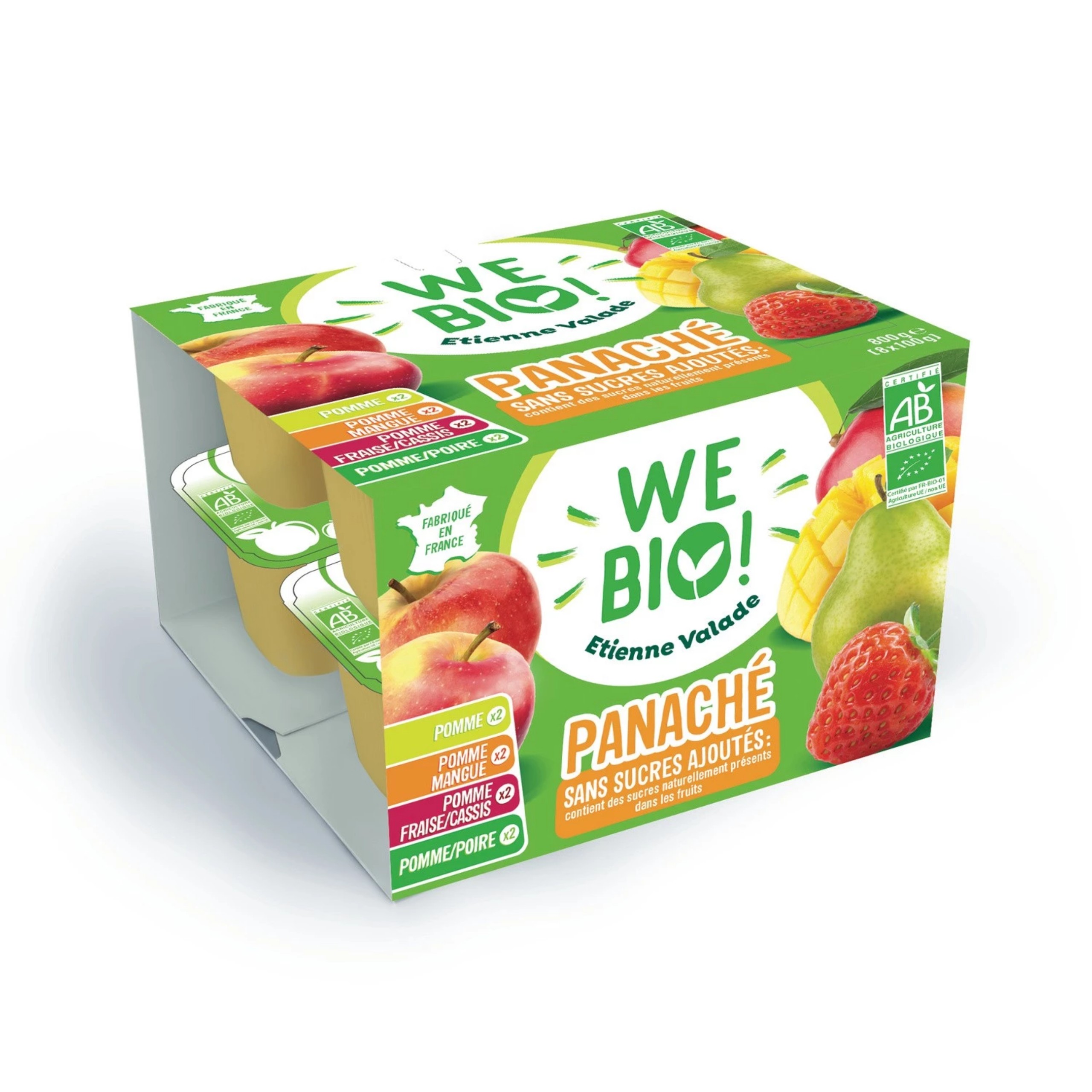 Trái cây nghiền hữu cơ We Bio cho bé