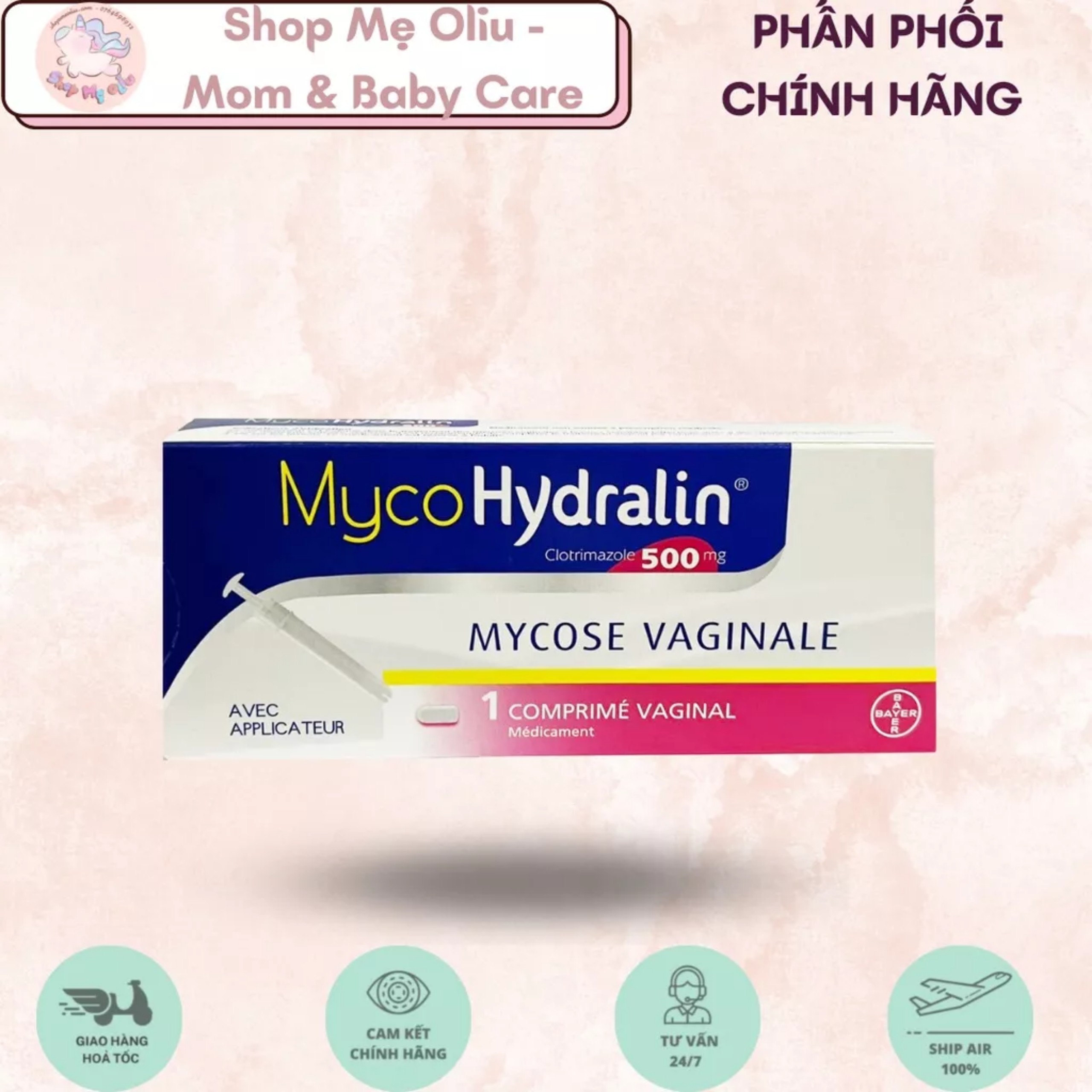 Viên nén Myco Hydralin 500mg
