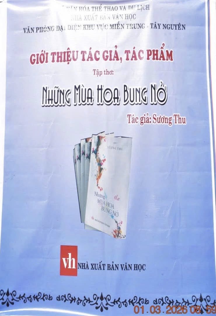 Giới Thiệu Tập Thơ Những Mùa Hoa Bung Nở