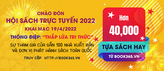 Hội sách trực tuyến quốc gia ưu đãi sách 15-80%