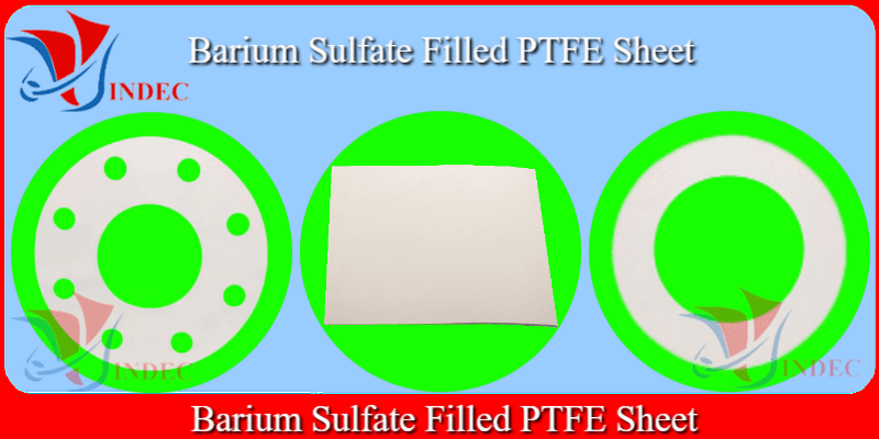 Barium Sulfate Filled PTFE Sheet, tấm nhựa ptfe pha bari