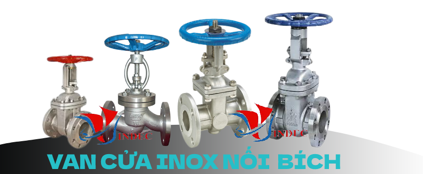 Van cổng inox mặt bích