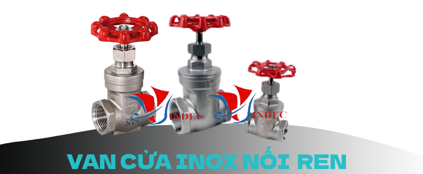 Van cửa inox nối ren