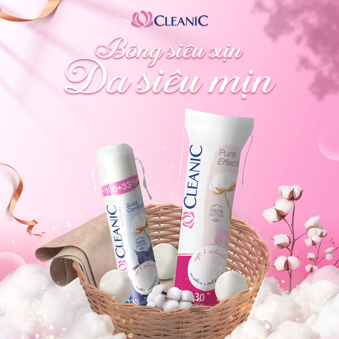 Review Bông Tẩy Trang Cleanic Soft & Comfort 100% Cotton Pads 150 Miếng: Liệu Có Xứng Đáng Với