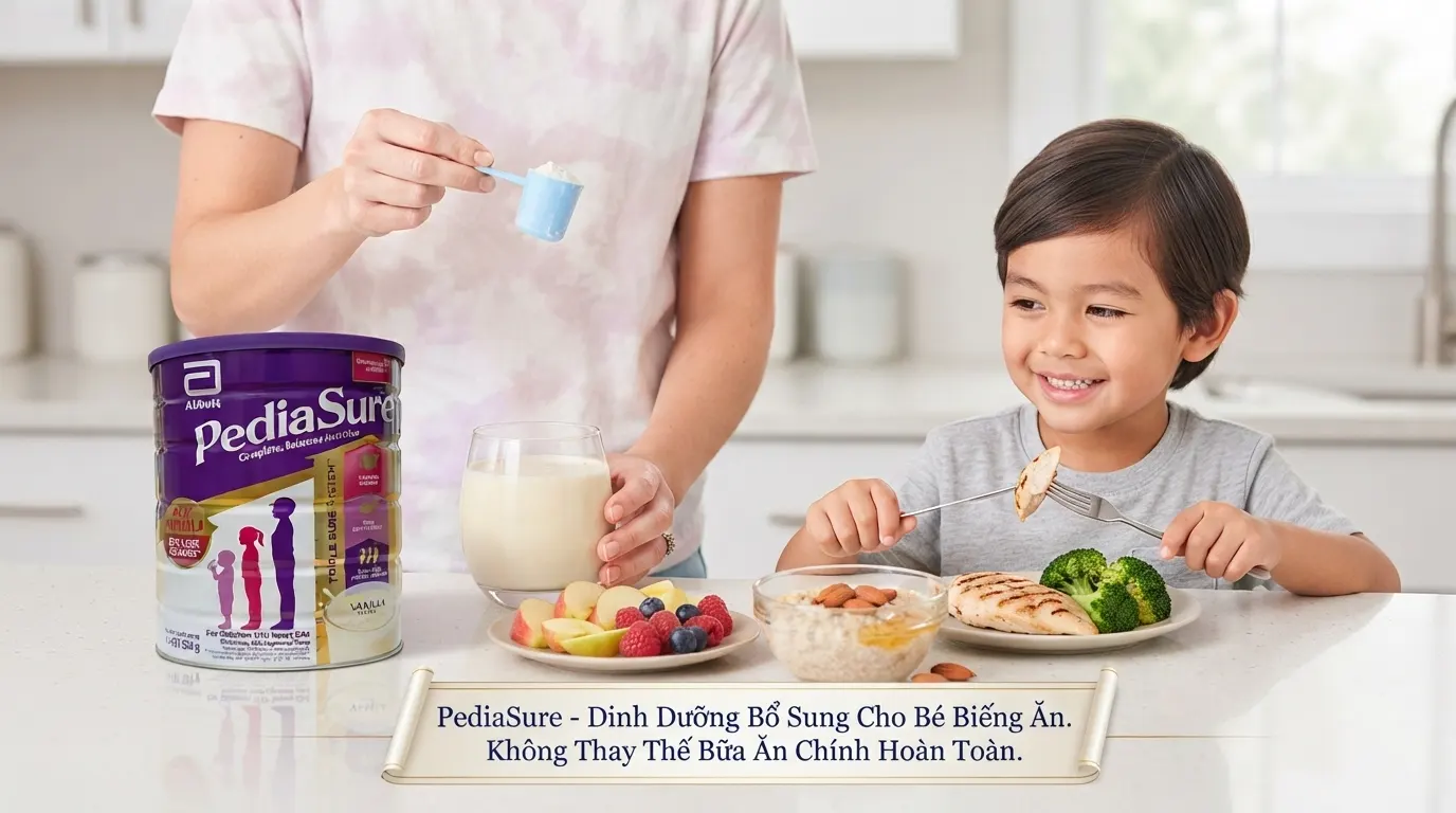 Có nên cho bé uống PediaSure lâu dài không? Uống liên tục có được không?