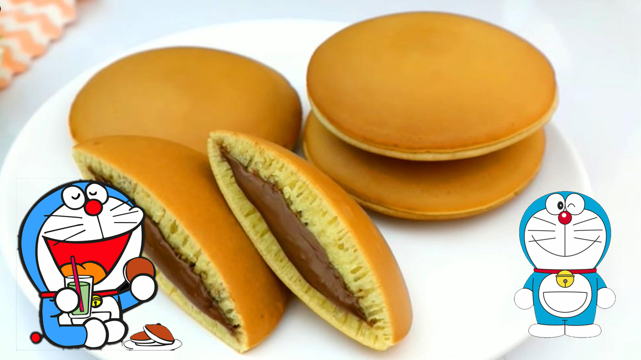 Hướng dẫn cách làm bánh rán Doremon Dorayaki Recipe