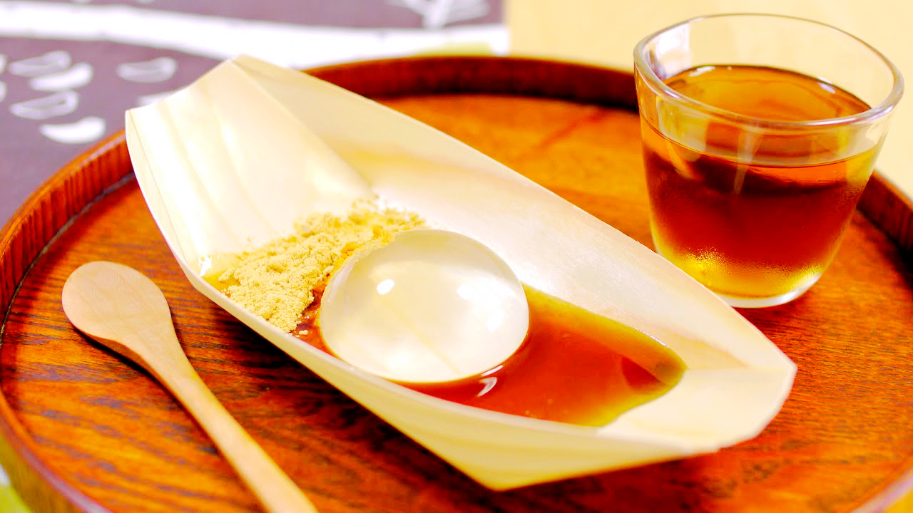 Hướng dẫn cách làm bánh Mizu Shingen Mochi - Bánh giọt mưa