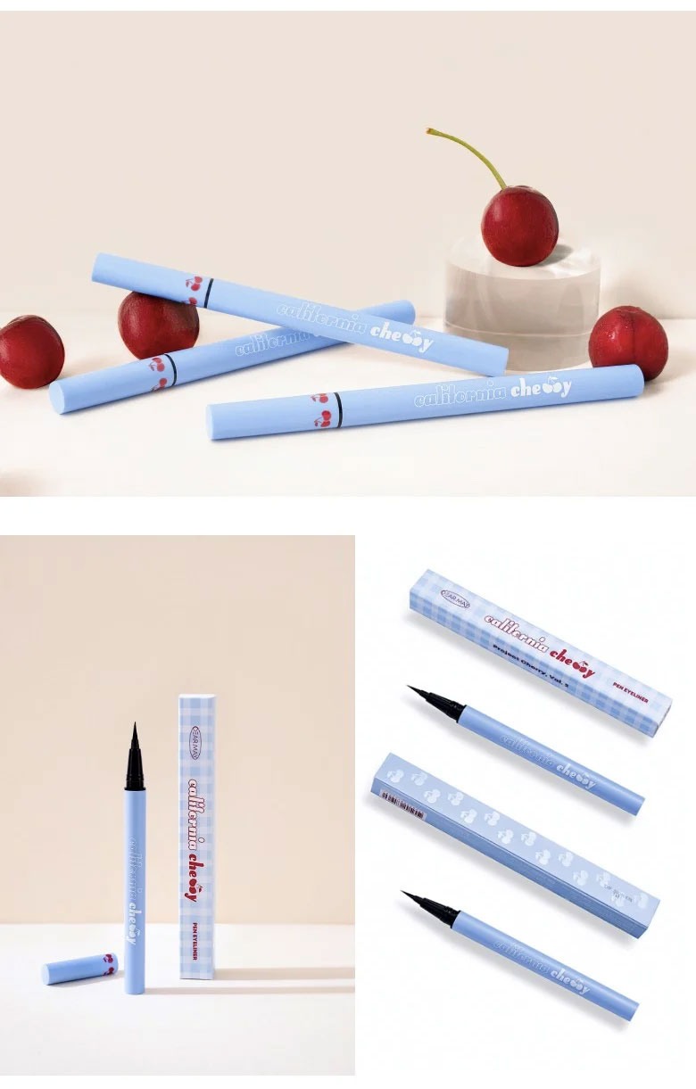 Bút Kẻ Mắt Nước Dearmay California Cherry Pen Eyeliner 0.5g 2