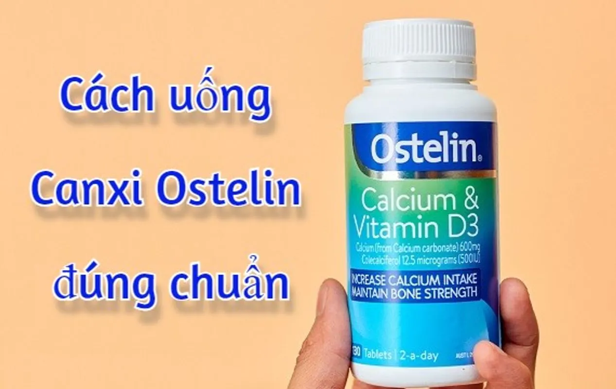 Vì sao bà bầu cần uống Canxi Ostelin đúng cách?