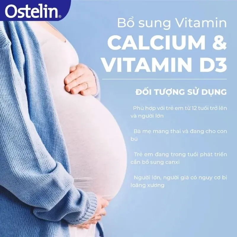 Cách uống Canxi Ostelin cho bà bầu đúng chuẩn