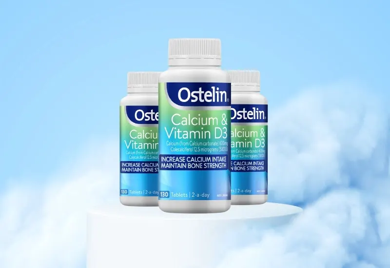 Canxi bầu Ostelin Calcium & Vitamin D3 130 viên của Úc
