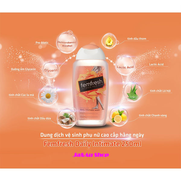 Dung dịch vệ sinh phụ nữ Femfresh của Úc 250ml 3