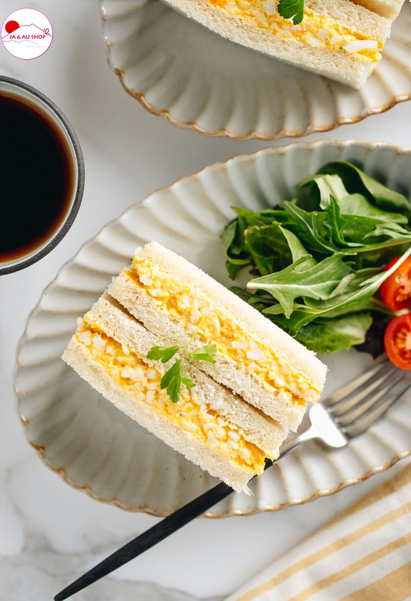 Hướng dẫn cách làm Bánh Sandwich trứng kiểu Nhật - Tamago Sando 6