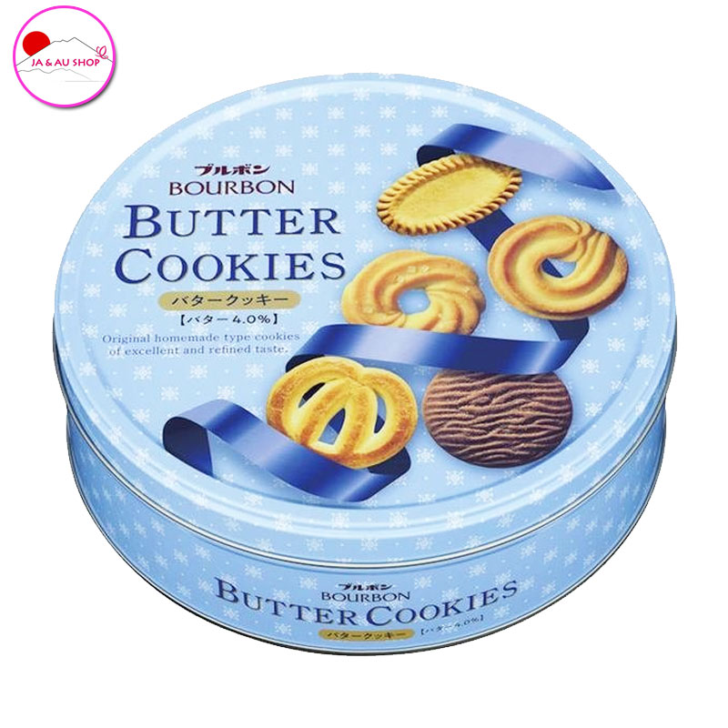 Bánh quy bơ Butter Cookies Bourbon hộp thiếc 310g 3