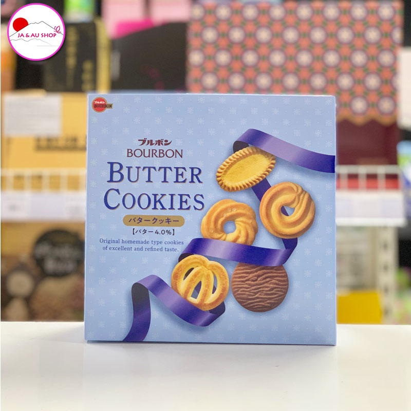 Bánh quy bơ Butter Cookies Bourbon hộp thiếc 310g 4